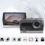 Nagy látószögű, menetrögzítő autós kamera, FHD DVR