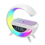 Többfunkciós vezeték nélküli RGB LED lámpa hangszóróval, bluetooth kapcsolattal Időkijelzés és ébresztőóra funkció