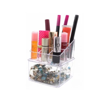 Smink rendszerező Átlátszó, 2 szintes - Cosmetic Organizer 7005