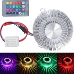 Dekorációs LED fény – hálózatra köthető hangulatvilágítás 3W RGB LED