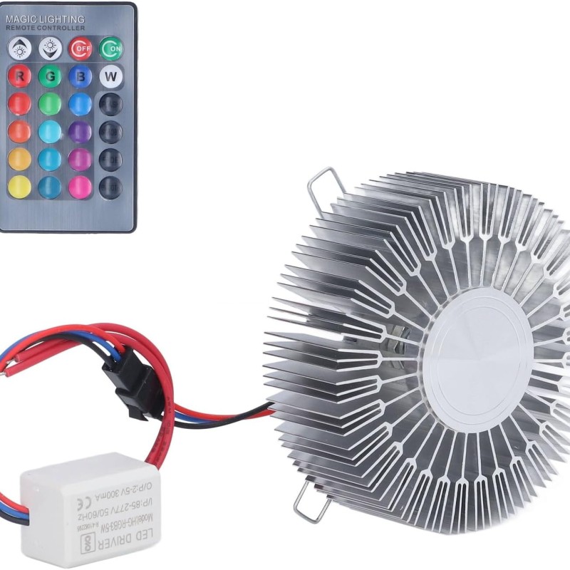 Dekorációs LED fény – hálózatra köthető hangulatvilágítás 3W RGB LED