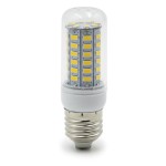 E27 LED izzó, meleg fehér, 56 SMD leddel