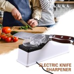Elektromos késélező, 5 másodperces gyorsélezéssel, védőkupakkal  Electric Knife Sharpener