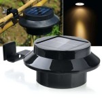 2db Napelemes LED ereszcsatorna/kerítés lámpa hideg fehér