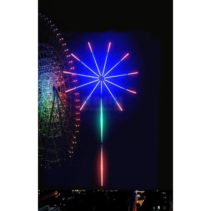 Fireworks LED Tűzijáték Ledszalag, Telefonról vezérelhető dekorvilágítás bluetooth kapcsolattal