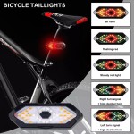 Vezeték nélküli kerékpár hátsó lámpa irányjelzőkkel 5 mód 3 az 1-ben funkció FY-1820