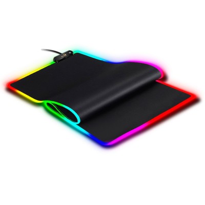 Csúszásmentes Gamer egérpad - 80x30 cm / RGB LED színekkel