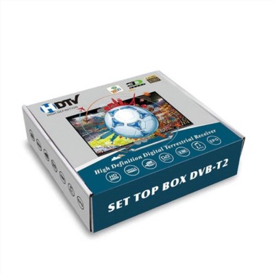 Set Top Box DVB T2/C TUNER , FTA digitális TV set-top box otthoni H.264 vevőegység