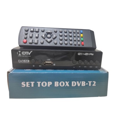 Set Top Box  DVB T2/C TUNER , FTA digitális TV set-top box otthoni H.264 vevőegység