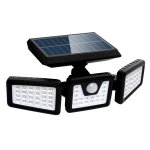 Biztonsági, 108 ledes napelemes fali lámpa, fény- és mozgásérzékelővel, távirányítóval JD-2656