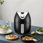 Air Fryer, olaj nélküli fritőz, meleglevegős sütő analóg vezérléssel, 2 liter