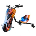 Driftelő Elektromos tricikli, 250 W motor, 15KM/H, 4400mA, többszínű KE24-304