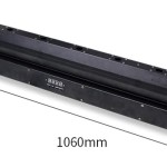 8 LED 8 Eyes Red Laser DJ Beam Lézerprojektor Fény Mozgó Fejekkel a DMX512 LED Disco Stage Lighting Bar Effect 500mwx