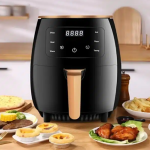 KIMIYO AIR FRYER 6L – 2400W – LCD kijelzős- Forrólevegős sütő – Többféle sütési funkció