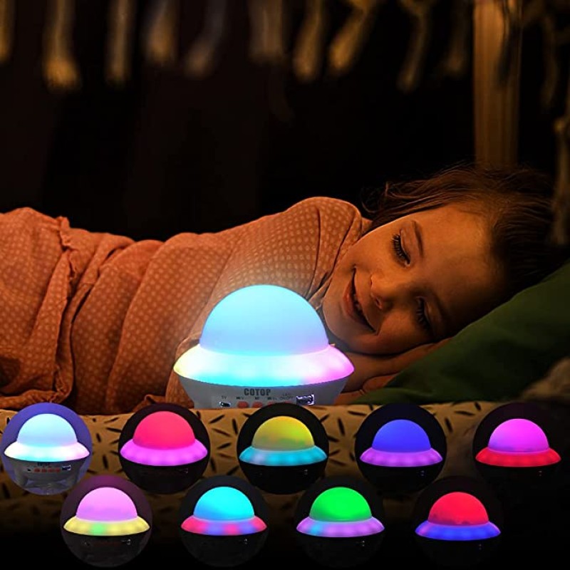 Csillag projektor Bluetooth hangszóró távirányítóval -Crystal Magic Ball Light-