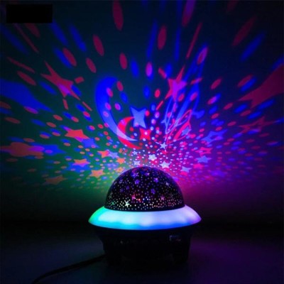 Csillag projektor Bluetooth hangszóró távirányítóval -Crystal Magic Ball Light-