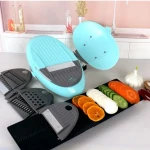 5 az 1-ben Gyors Szeletelő – Zöldség, Gyümölcs, Sajt – Kézvédővel Multifunctional chopper