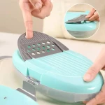 5 az 1-ben Gyors Szeletelő – Zöldség, Gyümölcs, Sajt – Kézvédővel Multifunctional chopper