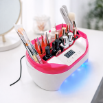 2 AZ 1-BEN MŰKÖRMÖS UV/LED LÁMPA TÁROLÓVAL 110W