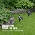 4 db Süllyeszthető Napelemes kerti LED lámpa, 10 LED-es