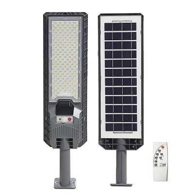 Nagy fényerejű 500w napelemes akkumulátoros mozgásérzékelős utcai LED lámpa, 1 paneles