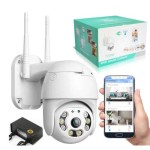 V380 PRO Kültéri Biztonsági kamera FullHD Wifis