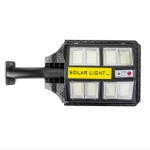 LED térvilágítás távirányítós, napelemes, fény-és mozgásérzékelős utcai szolárlámpa 800W