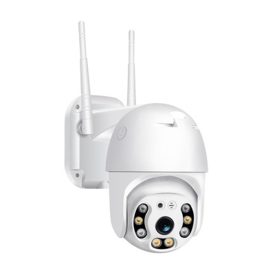 Kültéri Biztonsági IP Kamera Pan / Tilt Wifi kamera HD1080P H.265 Onvif HD PTZ Wifi