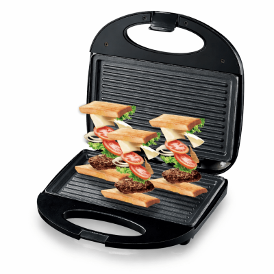 Tapadásmentes Szendvics- és Grillsütő 750W - RAF R.257T