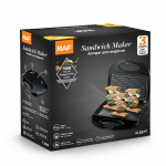 Tapadásmentes Szendvics- és Grillsütő 750W - RAF R.257T