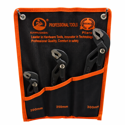 Professzionális vízpumpafogó készlet 3 részes (200 mm / 250 mm / 300 mm)