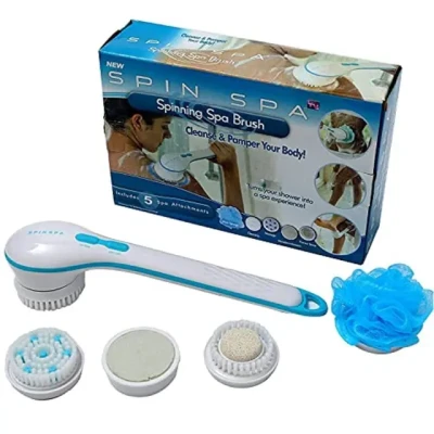 A Spin SPA Body Brush -  zuhanykefe 5 cserélhető fejjel, test masszírozó