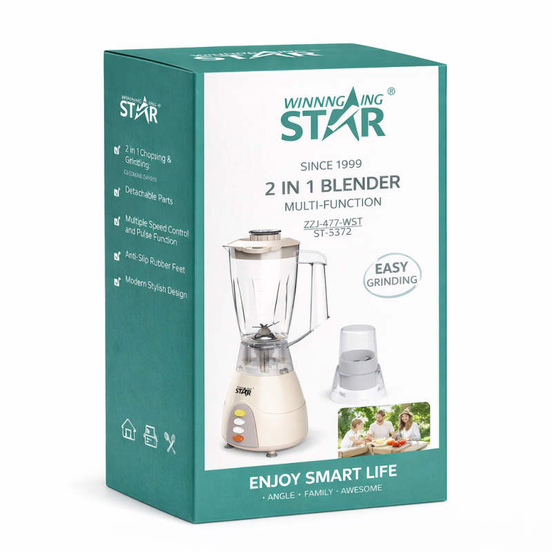 2 az 1-ben Turmixgép és Őrlő – Winning Star ZZJ-477-WST ST-5372