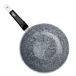 Wok Serpenyő 28 cm – Gránit Bevonattal, Indukciós, ZILNER ZL-7903
